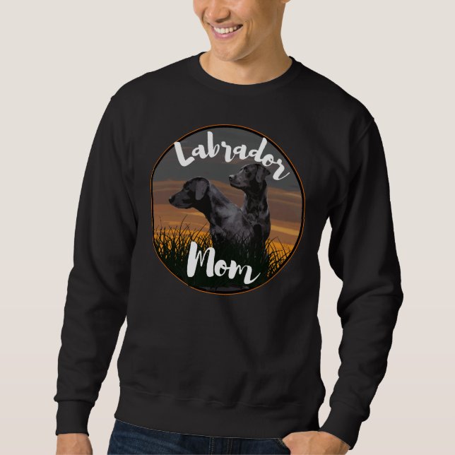 Labrador Mama Labrador Retriever Sweatshirt (Vorderseite)