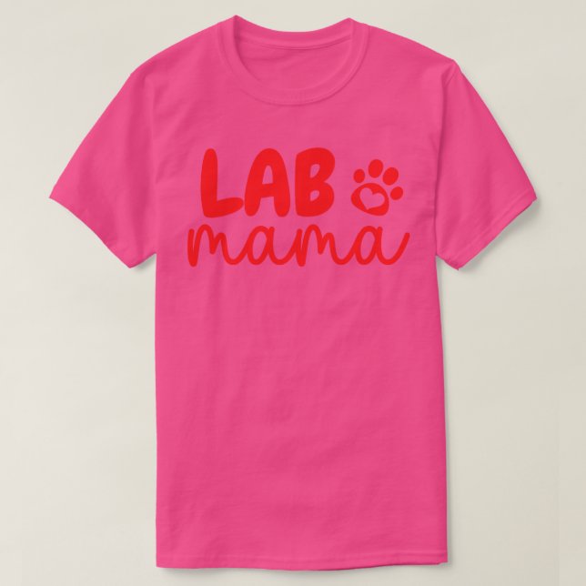 Labrador Mama Paw 7 T-Shirt (Design vorne)
