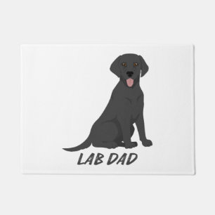 Labrador Mama SVG - Dog Silhouette & Paw Print Des Fußmatte
