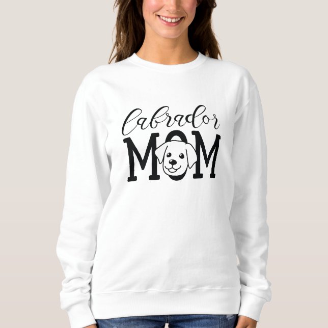 Labrador-Mama Sweatshirt (Vorderseite)