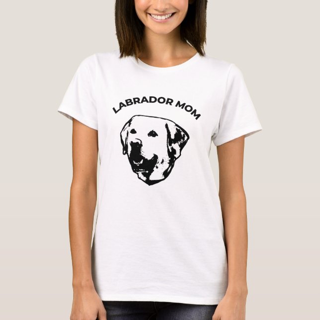 Labrador-Mama T-Shirt (Vorderseite)