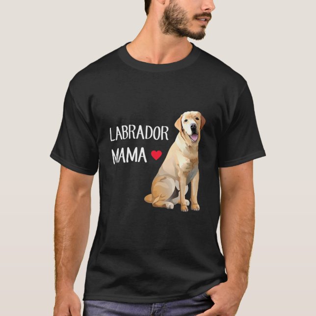Labrador Mama T-Shirt (Vorderseite)