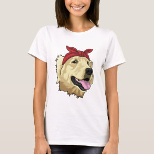 Labrador mit Bandana T-Shirt