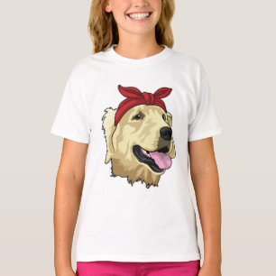 Labrador mit Bandana T-Shirt