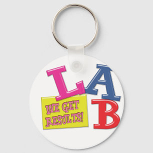 LABRADOR MOTTO LABOR WIR ERGEBNISSE! SCHLÜSSELANHÄNGER