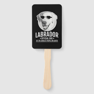 Labrador Official Dog Of The Coolest People Fächer