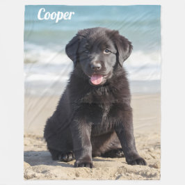Labrador Personalisiert komprimieren Fleecedecke