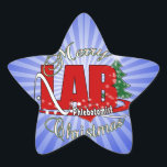 LABRADOR PHLEBOTOMIST CHRISTMAS  Stern-Aufkleber<br><div class="desc">LABRADOR PHLEBOTOMIST CHRISTMAS BIG RED LABRADOR ABREVIATION MERRY CHRISTMAS - Celebrate PHLEBOTOMY VENIPUNKTURIST BLUT ZEICHN</div>