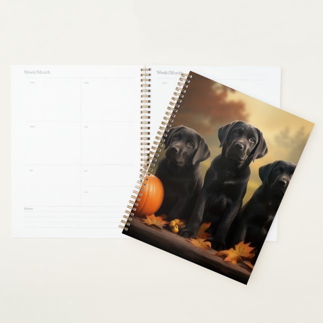 Labrador Puppy Autumn Delight Pumpkin Planer (Anzeige)