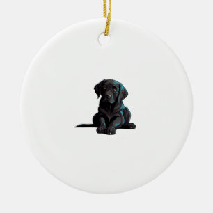 Labrador Puppy Keramik Ornament