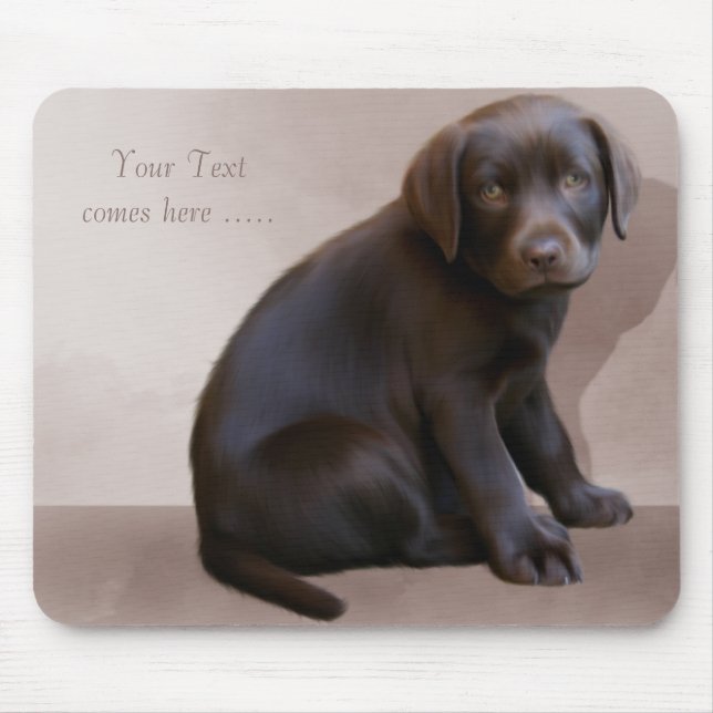 Labrador Puppy Mousepad (Vorne)