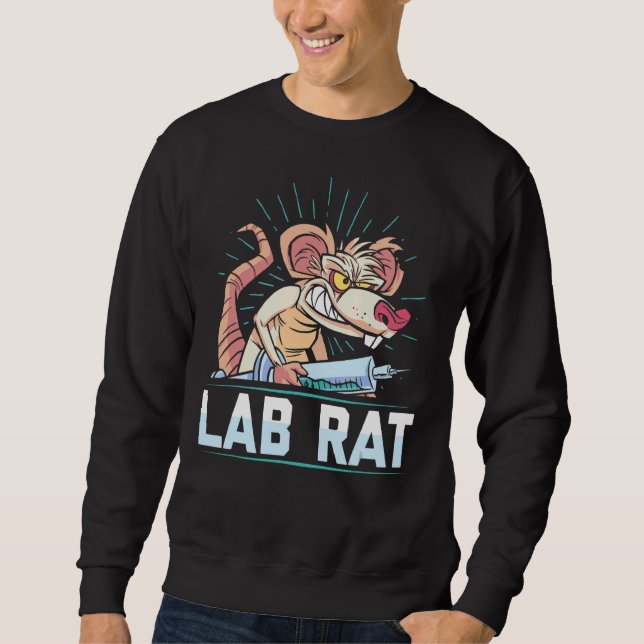 Labrador Rat Labrador Tech Labortechniker Medizine Sweatshirt (Vorderseite)