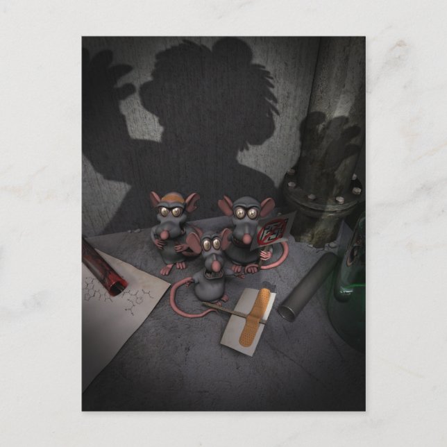 Labrador Rats Einheitliche Postkarte (Vorderseite)