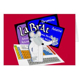 Labrador-Ratte buchstabiert mit Elementen von der