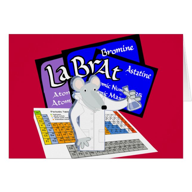 Labrador-Ratte buchstabiert mit Elementen von der (Vorderseite (Horizontal))