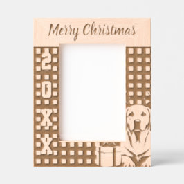 Labrador Reindeer Geätzte Rahmen