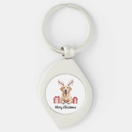Labrador Reindeer Schlüsselanhänger