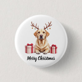 Labrador-Rentier Button