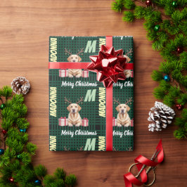 Labrador-Rentier Geschenkpapier