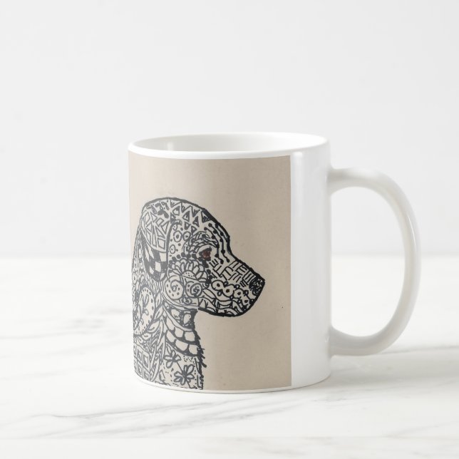 Labrador Retreiver Pup Kaffeetasse (Rechts)