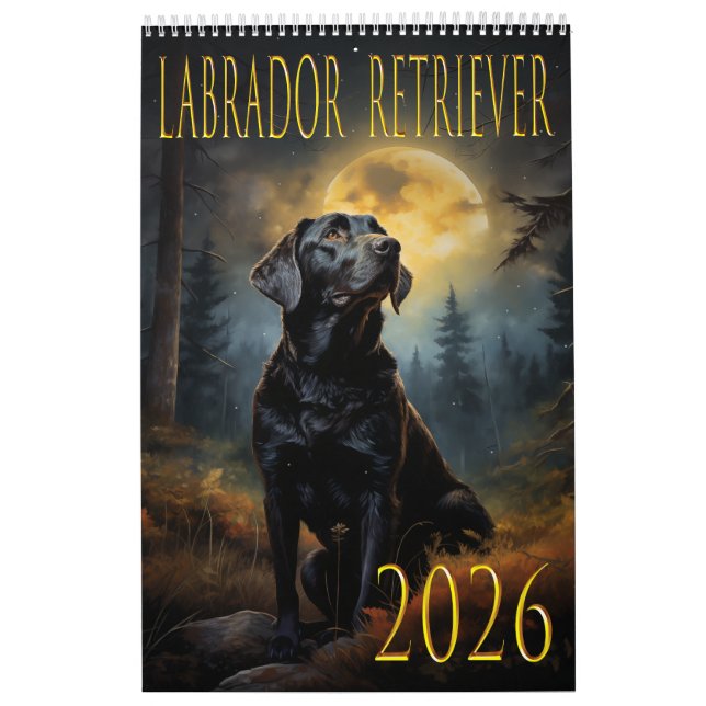 Labrador Retriever 2026 Wandkalender (Titelbild)
