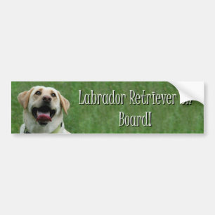 Labrador-Retriever an Bord des Autoaufklebers Autoaufkleber