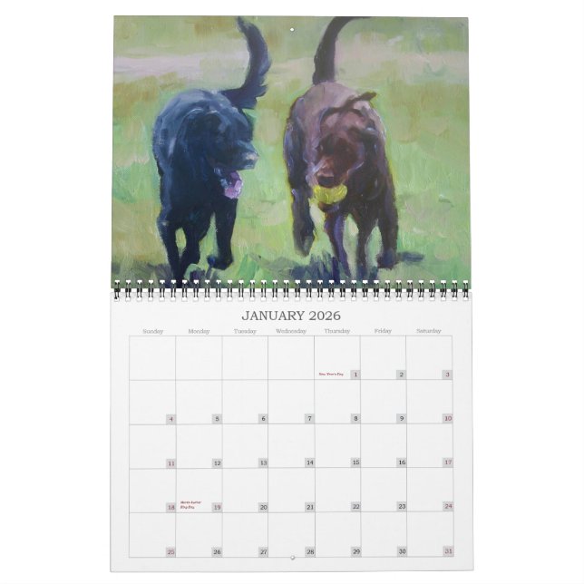 Labrador Retriever Art Calendar 2012 Kalender (Jan 2026)