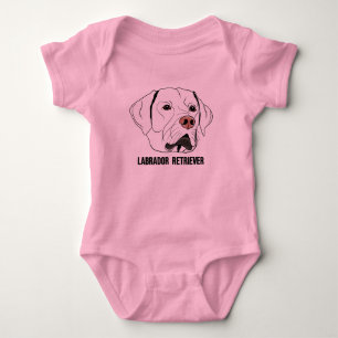 LABRADOR RETRIEVER Baby-Body Baby Strampler