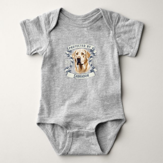 Labrador Retriever Baby Bodysuit Baby Strampler (Vorderseite)
