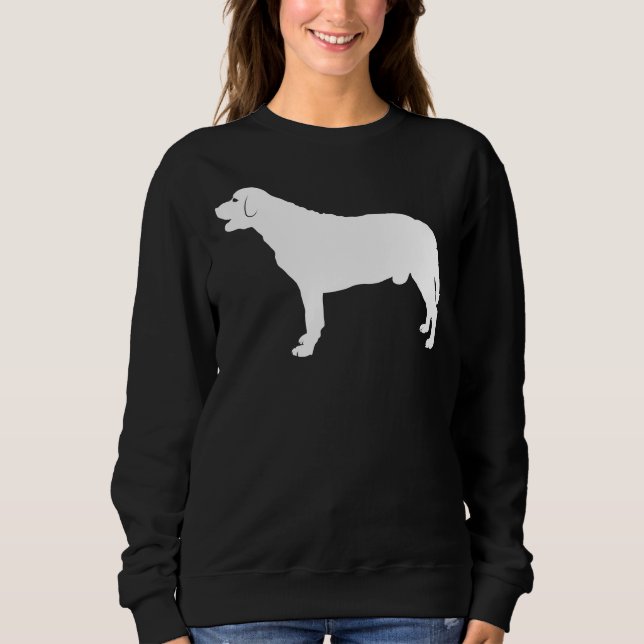 Labrador Retriever Baseball ¾ Sleeve Sweatshirt (Vorderseite)