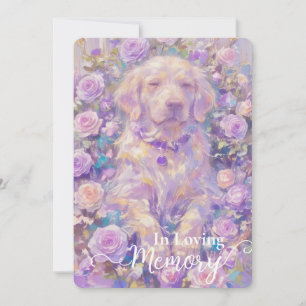Labrador Retriever Beileid Card Feiertagskarte