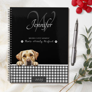 Labrador Retriever Black White En vichy Nom person