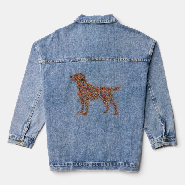Labrador Retriever Butterfly Silhouette Dog Lover (Verso)