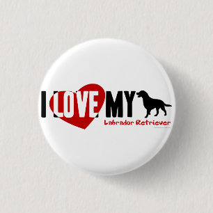 Labrador Retriever Button