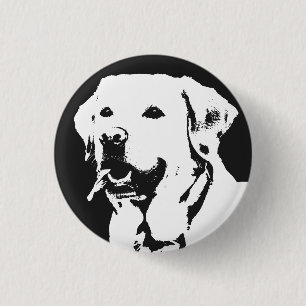 Labrador Retriever Button