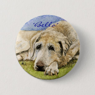 Labrador retriever button