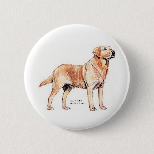Labrador Retriever Button (Vorderseite)