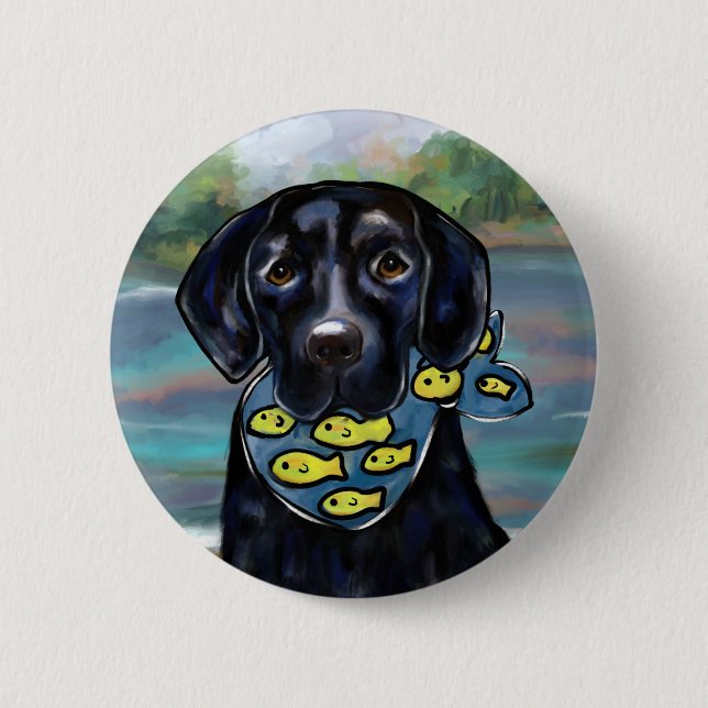 Labrador Retriever Button (Vorderseite)