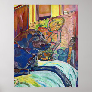 Labrador Retriever Custom Art Poster