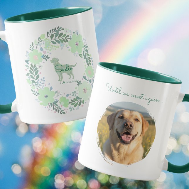 Labrador Retriever Custom Memorial Mug with Photo Tasse (Von Creator hochgeladen)