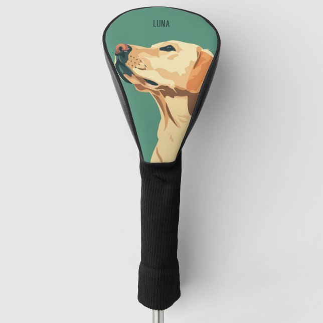Labrador Retriever Dog Golf Headcover (Vorderseite)