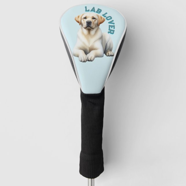Labrador Retriever Dog Lover Golf Headcover (Vorderseite)