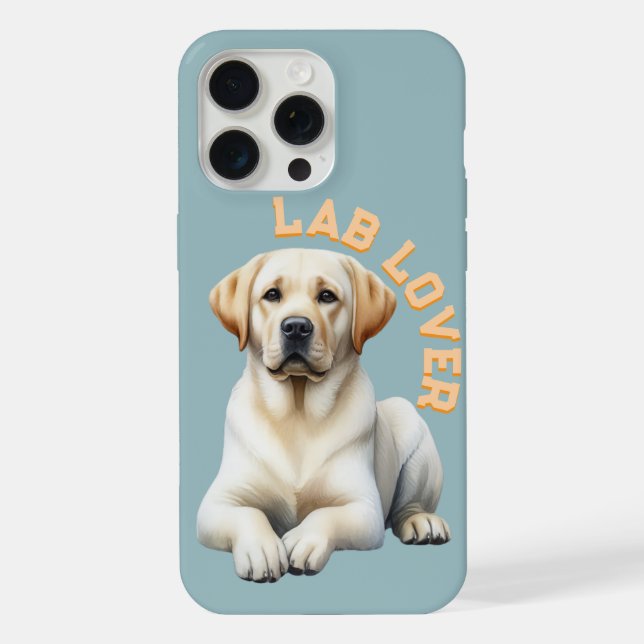 Labrador Retriever Dog Lover iPhone 15 Pro Max Hülle (Rückseite)