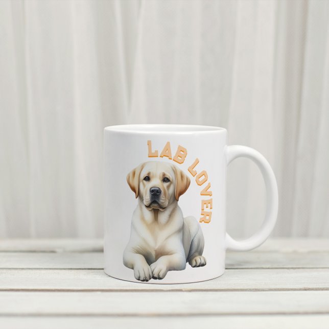 Labrador Retriever Dog Lover Kaffeetasse (Von Creator hochgeladen)