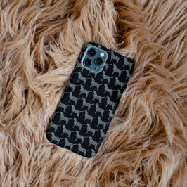 Labrador Retriever Dog Niedliche Silhouette Raster iPhone Hülle