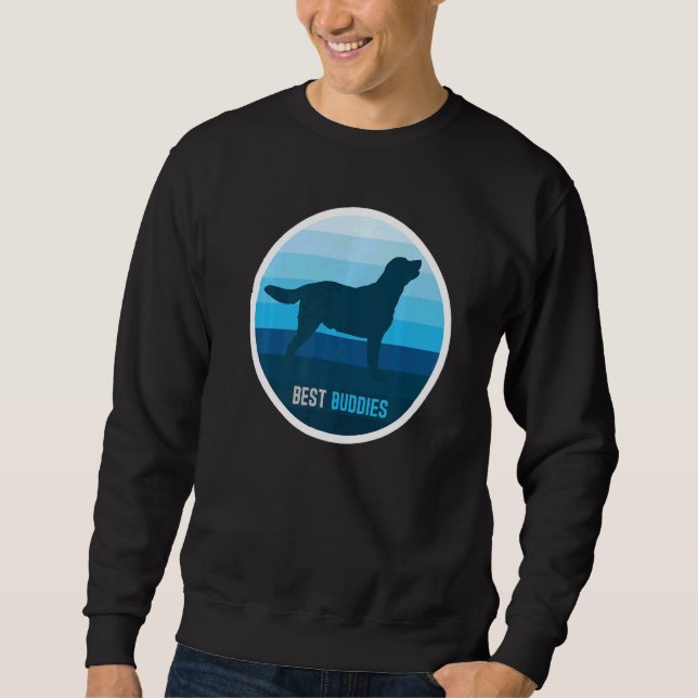 Labrador Retriever Dog Retro 2 Sweatshirt (Vorderseite)
