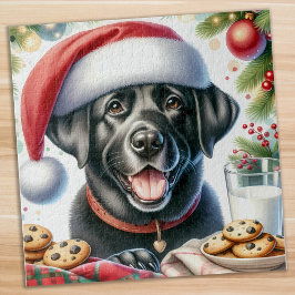Labrador Retriever Dog Santa Cookies Weihnachten