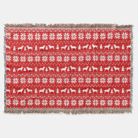 Labrador Retriever Dog Silhouetten Weihnachtsrot
