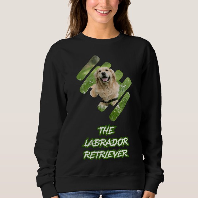 Labrador Retriever Dog Sweatshirt (Vorderseite)