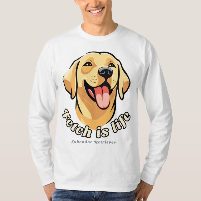 Labrador Retriever Dog T-Shirt (Vorderseite)